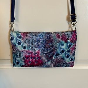 peacock feather purse